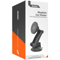 Accezz Support de téléphone pour voiture - MagSafe - Tableau de bord et pare-brise - Magnétique - Noir