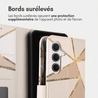imoshion Étui de télephone portefeuille Design Samsung Galaxy A36 - Beige Graphic