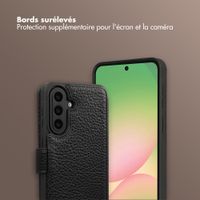 Selencia Étui Riva avec MagSafe et cordon de téléphone Samsung Galaxy A57 (5G) - Noir