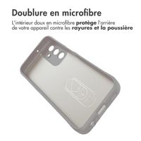 imoshion Coque arrière EasyGrip Samsung Galaxy A15 (5G/4G) - Gris