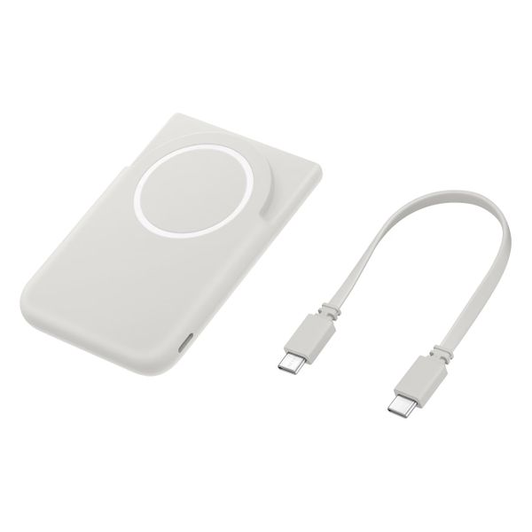 Samsung Magnet Wireless Battery Pack 5.000 mAh - Powerbank sans fil - Gris