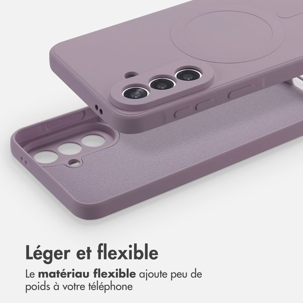 imoshion Coque Couleur avec MagSafe Samsung Galaxy A57 (5G) - Violet
