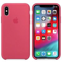 Apple Coque en silicone iPhone Xs / X - Hibiscus