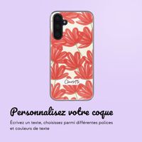 Coque personnalisée avec des fleurs Samsung Galaxy A15 - Transparent