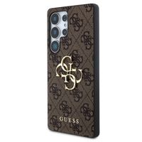 Guess Coque 4G Metal Logo Backcover Samsung Galaxy S25 Ultra - Marron