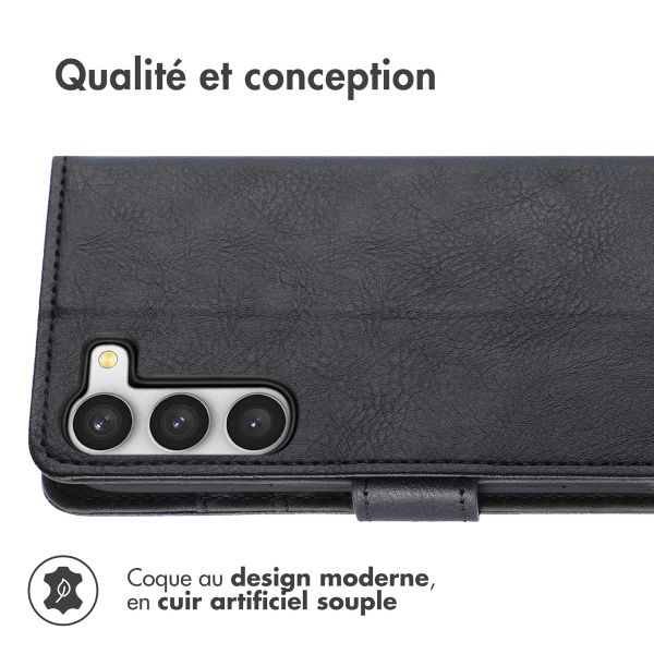 imoshion Étui de télephone portefeuille Samsung Galaxy S23 Plus - Noir