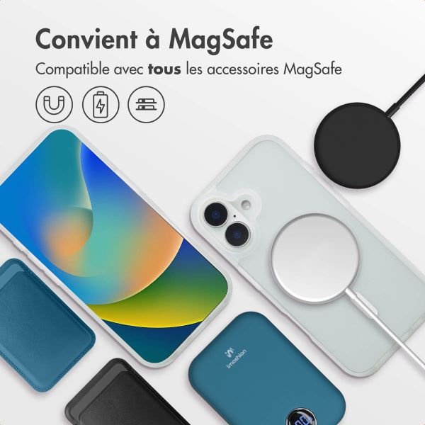 imoshion Coque Color Guard avec MagSafe iPhone 16 - Blanc