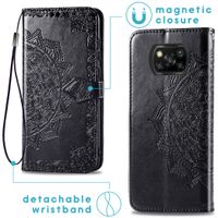 imoshion Etui de téléphone portefeuille Mandala Xiaomi Poco X3 (Pro) - Noir