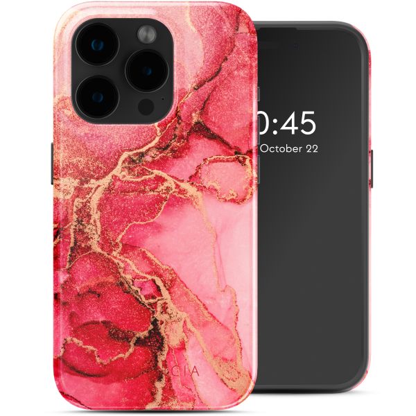Selencia Coque arrière Vivid avec MagSafe Apple iPhone 15 Pro - Rosy Marble