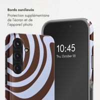 Selencia Coque arrière Vivid Samsung Galaxy S25 FE - Dream Swirl Chocolate