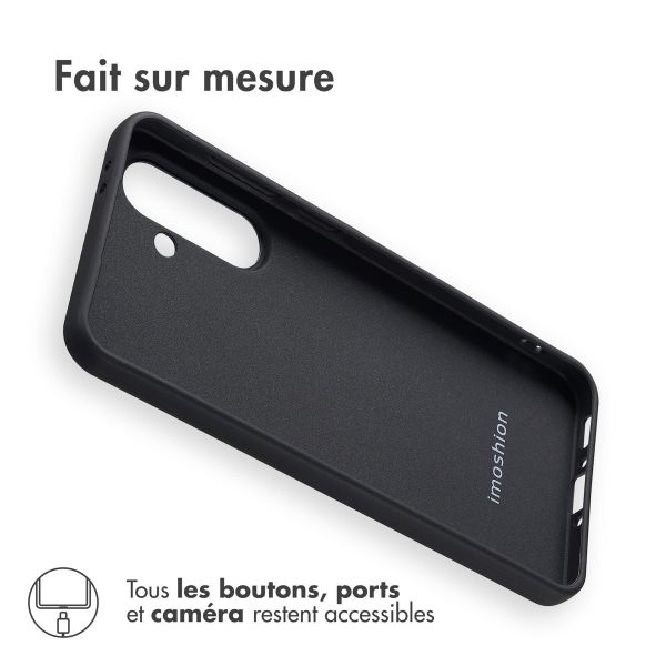 imoshion Coque Couleur Samsung Galaxy A36 - Noir