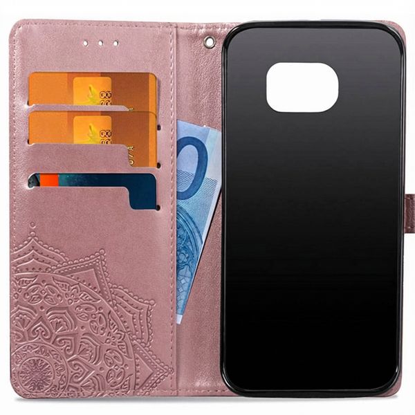 imoshion Etui de télephone Mandala Samsung Galaxy S7 - Rose Doré