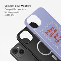 Selencia Coque arrière Vivid avec MagSafe Apple iPhone 14 - More Amor
