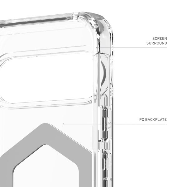 UAG Coque arrière Plyo Pro Google Pixel 9 - Ice / Silver