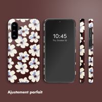 Selencia Coque arrière Vivid Samsung Galaxy A17 - Choco Flower Pop