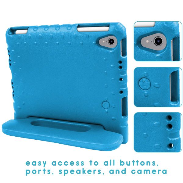imoshion Coque kidsproof avec poignée Apple iPad Mini 7 (2024) / iPad Mini 6 (2021) - Bleu