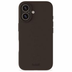 Holdit Coque Silicone iPhone 16 Plus - Chocolate