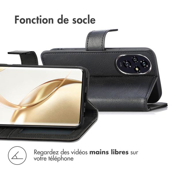 imoshion Étui de télephone portefeuille Honor 200 Pro - Noir
