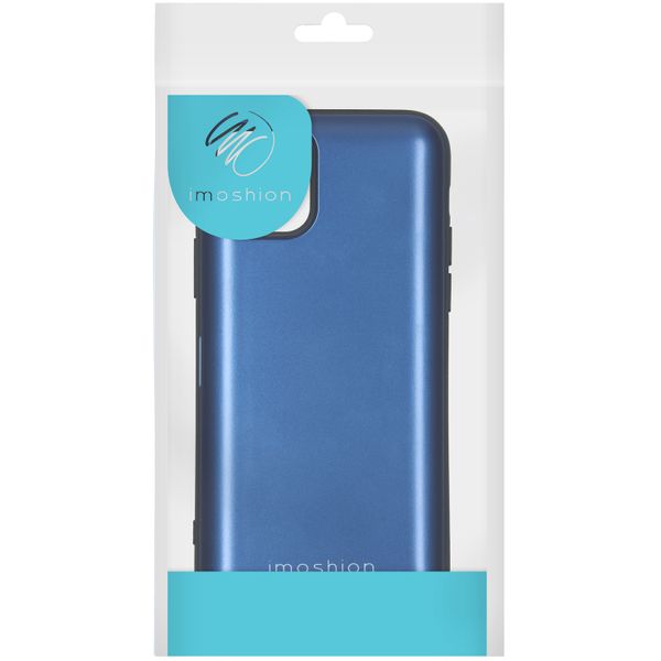 imoshion Coque avec support de passe iPhone SE (2022 / 2020) / 8 / 7 - Bleu