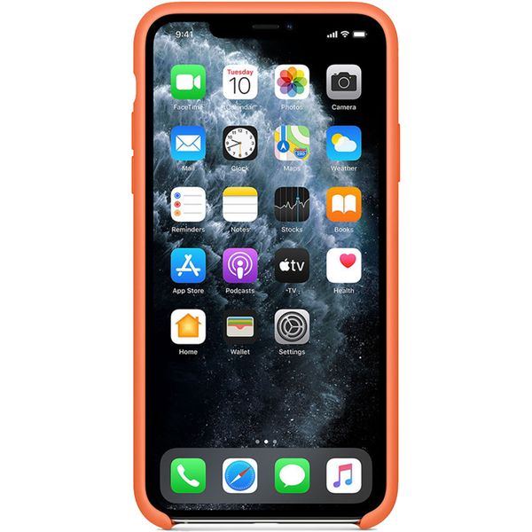 Apple Coque en silicone Apple iPhone 11 Pro Max - Vitamin C