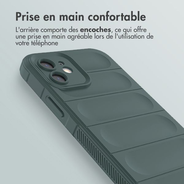 imoshion EasyGrip Backcover Apple iPhone 12 - Vert foncé