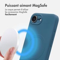 imoshion Coque Couleur avec MagSafe iPhone 16e - Bleu foncé