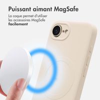 imoshion Coque Couleur avec MagSafe iPhone 16e - Beige