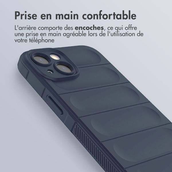 imoshion Coque arrière EasyGrip iPhone 13 - Bleu foncé