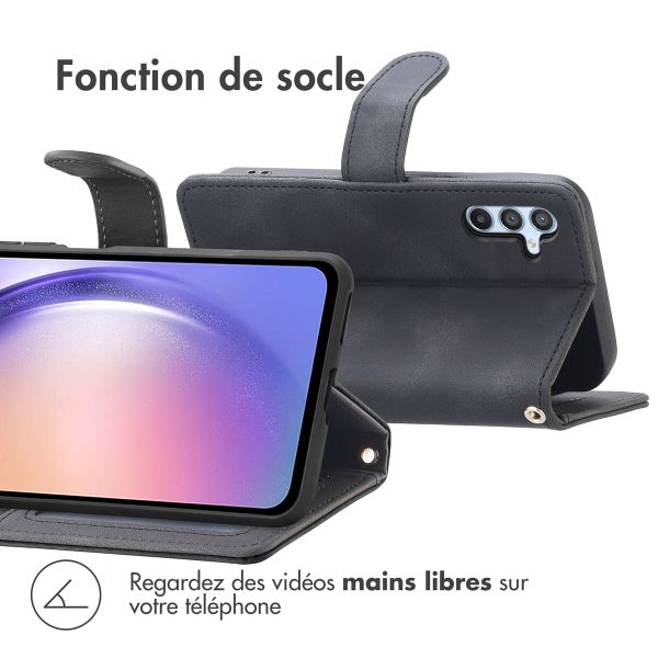 imoshion Etui de télephone portefeuille avec cordon Samsung Galaxy A56 - Noir
