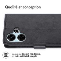 imoshion Étui de téléphone portefeuille Luxe Xiaomi Redmi 13 (4G) - Noir