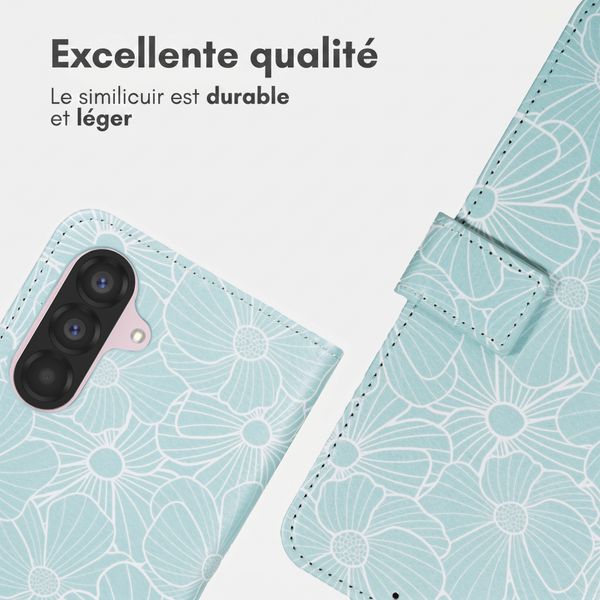 imoshion Étui de télephone portefeuille Design Samsung Galaxy A17 (5G) / (4G) - Botanica