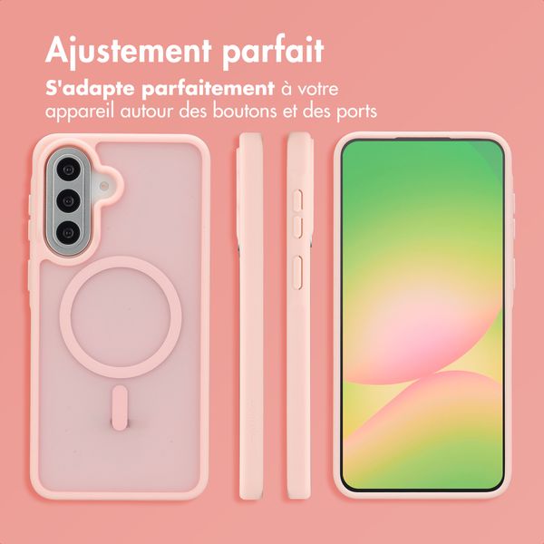 imoshion Coque Color Guard avec MagSafe Samsung Galaxy A57 (5G) - Rose clair