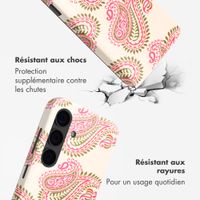 Selencia Coque arrière Vivid Samsung Galaxy S24 - Paisley Blush