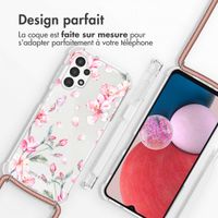 imoshion Coque Design avec cordon Samsung Galaxy A13 (4G) - Blossom Watercolor