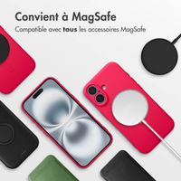 imoshion Coque Couleur avec MagSafe Apple iPhone 16 - Neon Pink