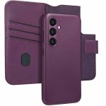 Accezz Étui de téléphone portefeuille en cuir 2-en-1 avec MagSafe Samsung Galaxy S24 - Heath Purple