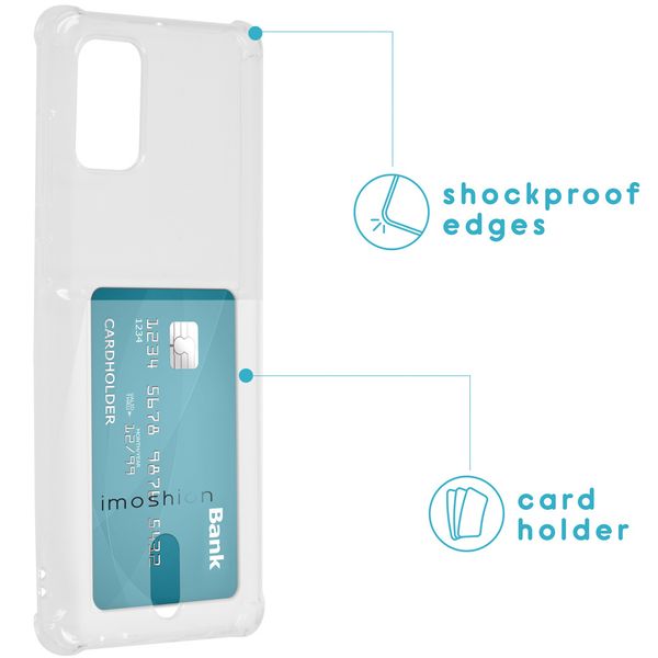 imoshion Coque silicone avec support de passe Samsung Galaxy A71