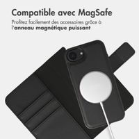 imoshion Étui portefeuille luxe 2-en-1 amovible Apple iPhone 17e / 16e - Noir