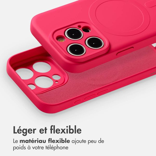 imoshion Coque Couleur avec MagSafe Apple iPhone 16 Pro - Neon Pink