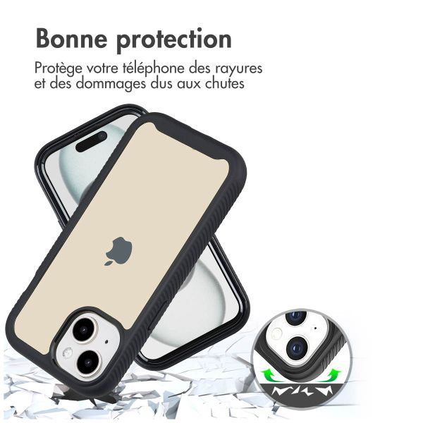 imoshion Coque 360° Full Protective Apple iPhone 15 - Noir