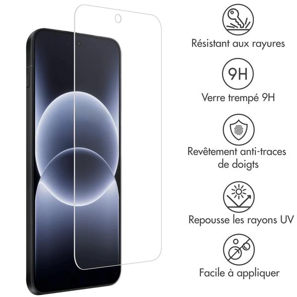Accezz Protection d'écran en verre trempé OnePlus 15R