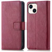 imoshion Étui de téléphone portefeuille Luxe iPhone 15 - Bordeaux