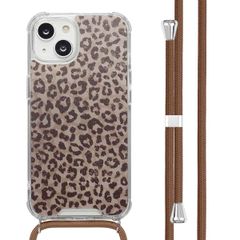 imoshion Coque Design avec cordon Apple iPhone 14 - Leopard Mood