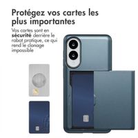 imoshion Coque arrière avec porte-cartes Samsung Galaxy S25 Edge - Bleu foncé