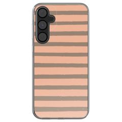 imoshion  Coque Design Samsung Galaxy A55 - Striped Peach Reverse