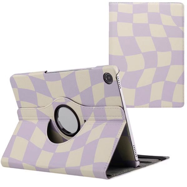 imoshion Coque tablette Design rotatif à 360° Samsung Galaxy Tab A9 Plus - Dancing Cubes