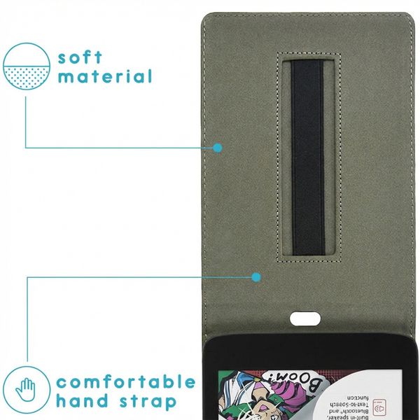 imoshion Étui á rabat Pocketbook InkPad Color 3 / InkPad 4 - Bleu foncé