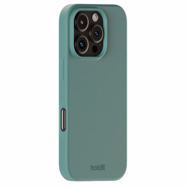 Holdit Coque Silicone Apple iPhone 16 Pro - Moss Green