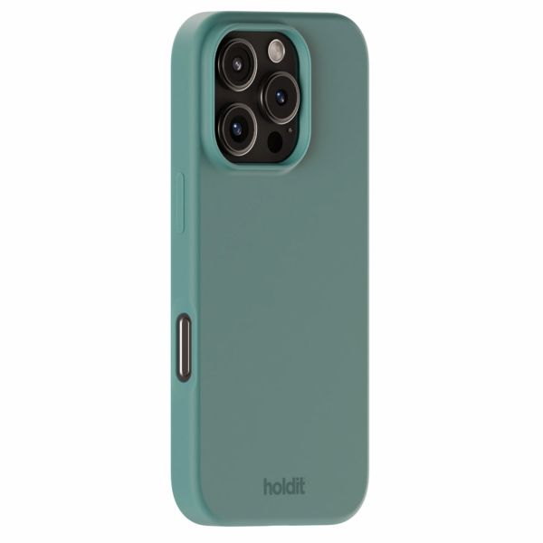 Holdit Coque Silicone iPhone 16 Pro - Moss Green