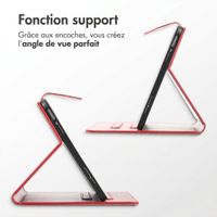 imoshion Coque tablette Samsung Galaxy Tab S9 11.0 pouces / S10 Lite / S10 FE / S9 FE 10.9 pouces - Rouge